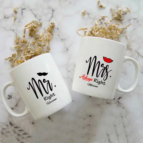 Mug Couple Unik Mr & Mrs Custom - Image 2